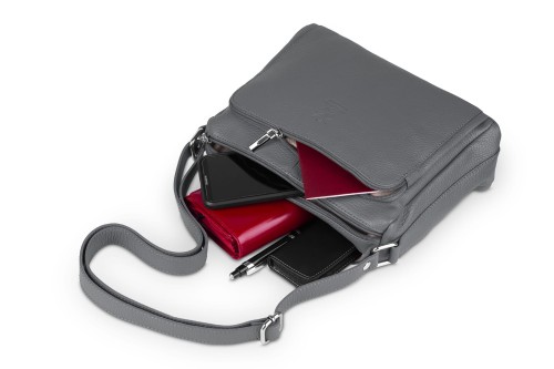 Torebka Skórzana Vera Pelle Antonio  Antracyt (7).jpg