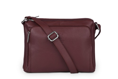 Torebka Skórzana Vera Pelle Antonio  Bordowa (1).jpg