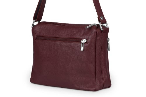 Torebka Skórzana Vera Pelle Antonio  Bordowa (5).jpg