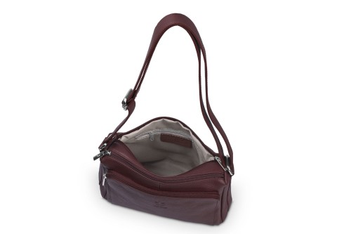 Torebka Skórzana Vera Pelle Antonio  Bordowa (8).jpg