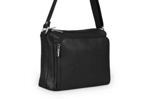 Torebka Skórzana Vera Pelle Antonio  Czarna (3).jpg