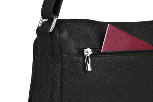 Torebka Skórzana Vera Pelle Antonio  Czarna (6).jpg