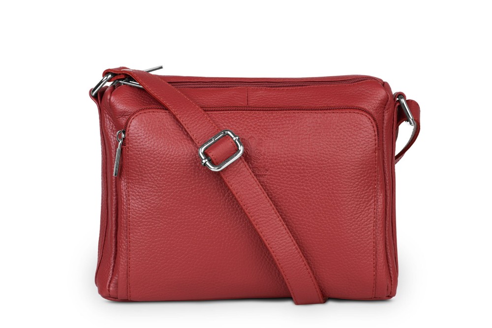 Torebka Skórzana Vera Pelle Antonio  Czerwona (1).jpg