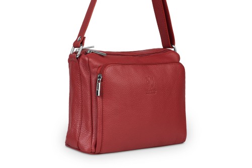 Torebka Skórzana Vera Pelle Antonio  Czerwona (3).jpg