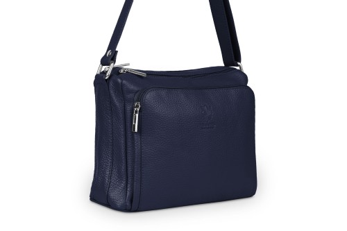 Torebka Skórzana Vera Pelle Antonio  Granatowa (3).jpg