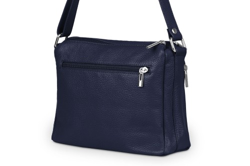 Torebka Skórzana Vera Pelle Antonio  Granatowa (5).jpg