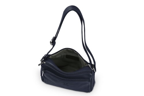 Torebka Skórzana Vera Pelle Antonio  Granatowa (8).jpg