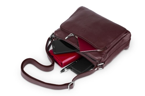 Torebka Skórzana Vera Pelle Antonio  Koniak (7).jpg