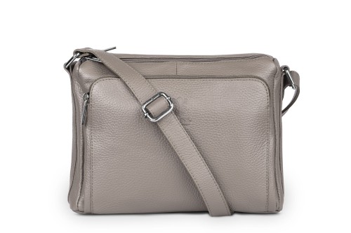 Torebka Skórzana Vera Pelle Antonio  Taupe (1).jpg
