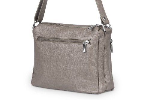 Torebka Skórzana Vera Pelle Antonio  Taupe (5).jpg