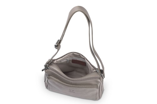 Torebka Skórzana Vera Pelle Antonio  Taupe (8).jpg