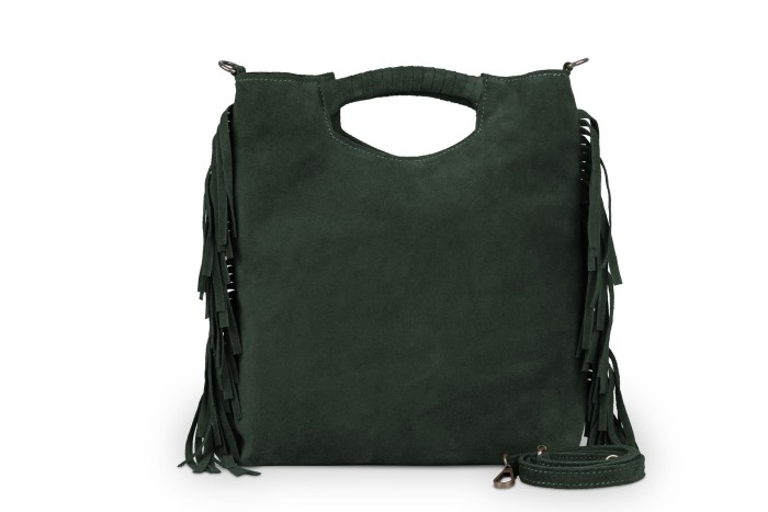 Torebka Skórzana Vera Pelle Dakota Butelkowa