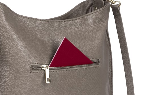 Torba Skórzana Vera Pelle Buba Taupe (4).jpg