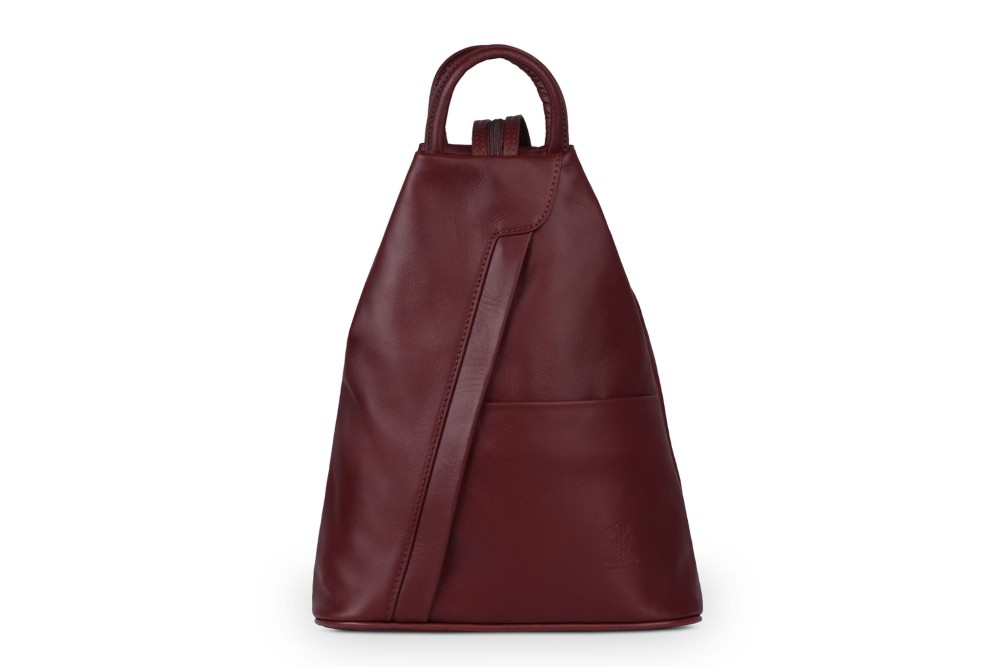 Plecak Skórzany Vera Pelle Piramide Bordowy (1).jpg