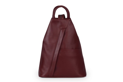Plecak Skórzany Vera Pelle Piramide Bordowy (1).jpg