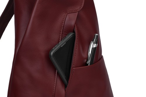 Plecak Skórzany Vera Pelle Piramide Bordowy (9).jpg