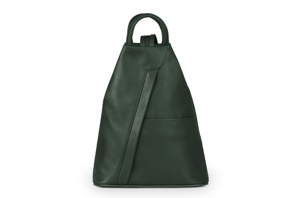 Plecak Skórzany Vera Pelle Piramide Butelkowy (1).jpg