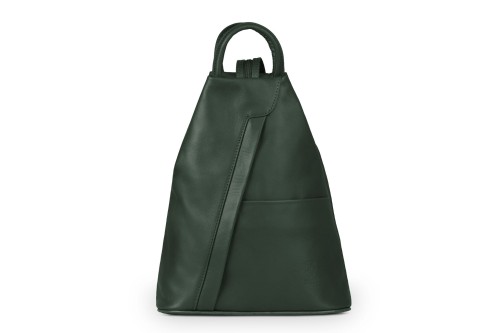 Plecak Skórzany Vera Pelle Piramide Butelkowy (1).jpg