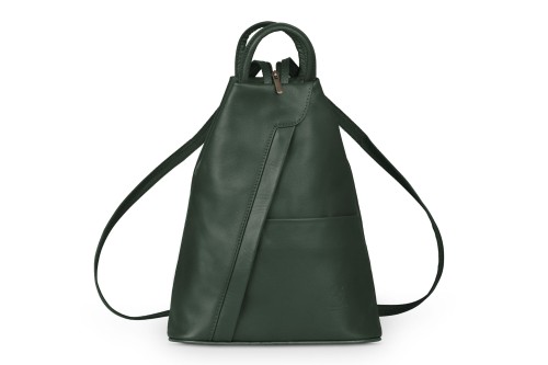 Plecak Skórzany Vera Pelle Piramide Butelkowy (2).jpg