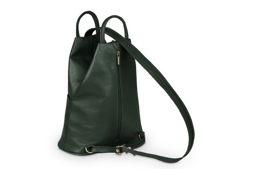 Plecak Skórzany Vera Pelle Piramide Butelkowy (4).jpg