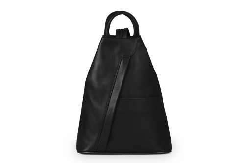 Plecak Skórzany Vera Pelle Piramide Czarny (1).jpg