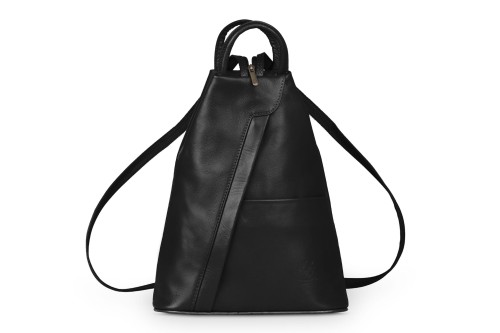 Plecak Skórzany Vera Pelle Piramide Czarny (2).jpg