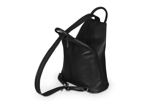 Plecak Skórzany Vera Pelle Piramide Czarny (3).jpg