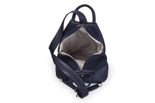 Plecak Skórzany Vera Pelle Piramide Granatowy (7).jpg