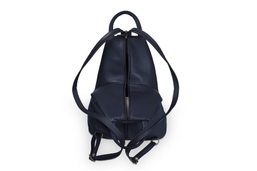 Plecak Skórzany Vera Pelle Piramide Granatowy (8).jpg