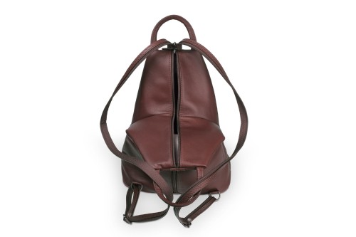 Plecak Skórzany Vera Pelle Piramide Koniak (8).jpg