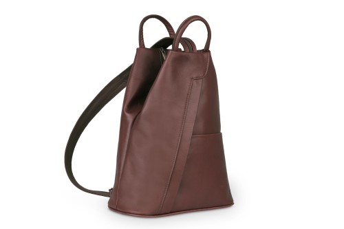 Plecak Skórzany Vera Pelle Piramide Koniak (10).jpg