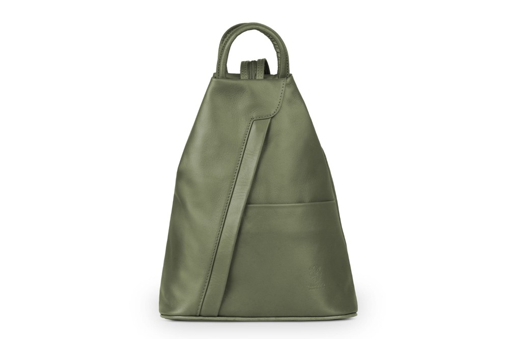 Plecak Skórzany Vera Pelle Piramide Oliwka (1).jpg