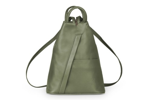 Plecak Skórzany Vera Pelle Piramide Oliwka (2).jpg