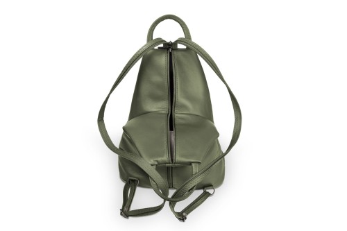 Plecak Skórzany Vera Pelle Piramide Oliwka (8).jpg