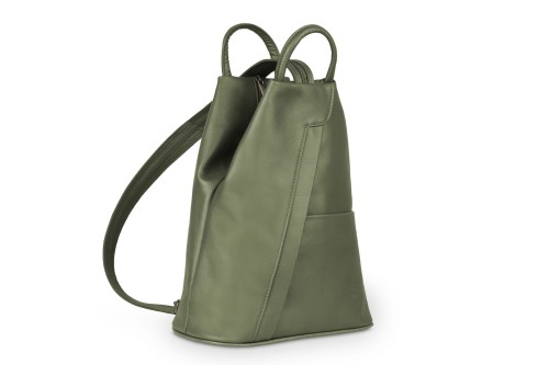 Plecak Skórzany Vera Pelle Piramide Oliwka (10).jpg