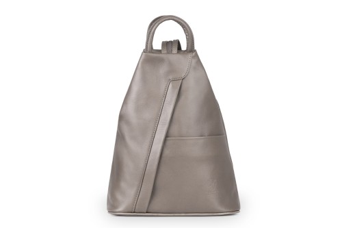 Plecak Skórzany Vera Pelle Piramide Taupe (1).jpg