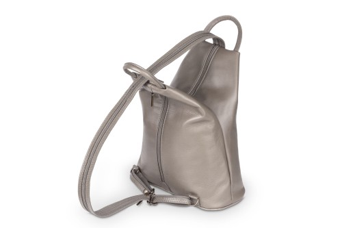 Plecak Skórzany Vera Pelle Piramide Taupe (3).jpg