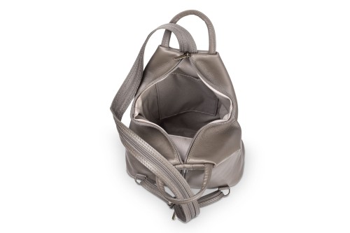 Plecak Skórzany Vera Pelle Piramide Taupe (7).jpg