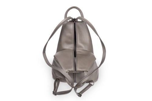 Plecak Skórzany Vera Pelle Piramide Taupe (8).jpg