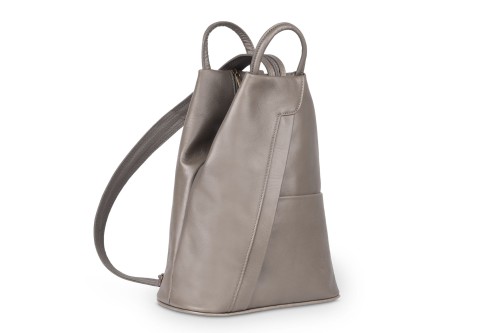Plecak Skórzany Vera Pelle Piramide Taupe (10).jpg