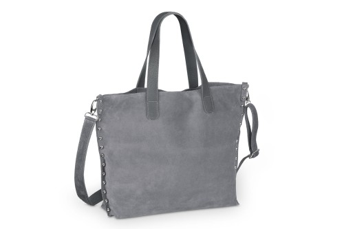 Torba Skórzana Zamszowa Rivetto Vera Pelle Antracyt (2).jpg