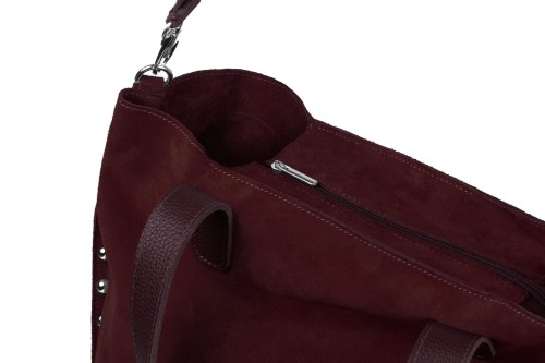 Torba Skórzana Zamszowa Rivetto Vera Pelle Bordowa (8).jpg