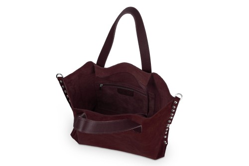 Torba Skórzana Zamszowa Rivetto Vera Pelle Bordowa (9).jpg