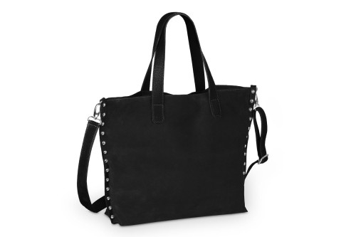 Torba Skórzana Zamszowa Rivetto Vera Pelle Czarna (2).jpg