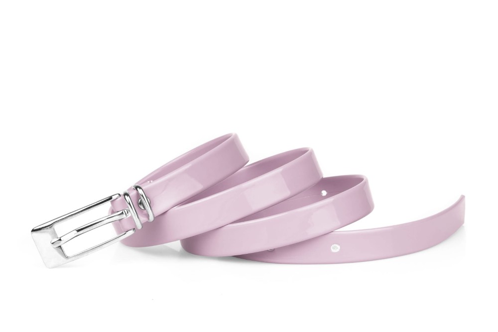 Pasek damski klasyczny różowy lakier (1).jpg