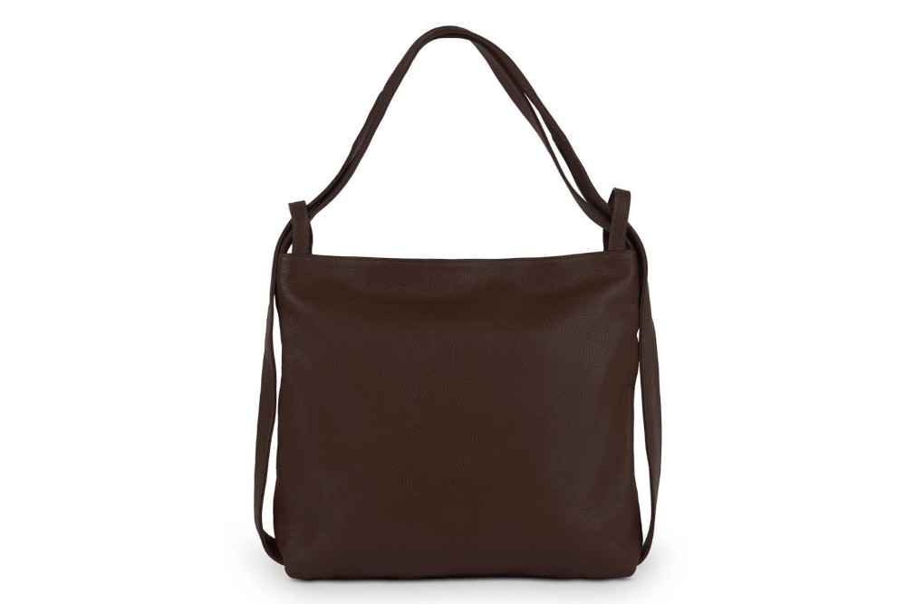 Torba Plecak Damska Skórzana Vera Pelle Choco (1).jpg