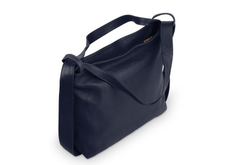 Torba Plecak Damska Skórzana Vera Pelle Granatowa (3).jpg