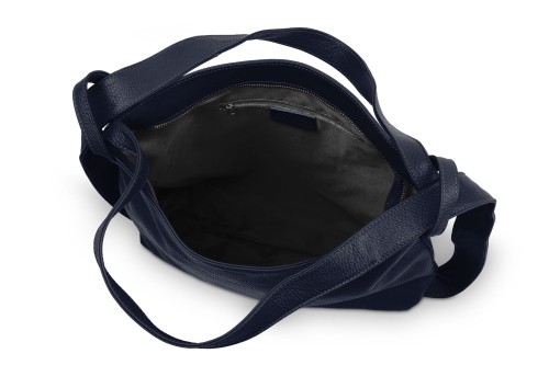 Torba Plecak Damska Skórzana Vera Pelle Granatowa (6).jpg