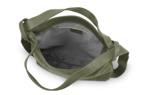 Torba Plecak Damska Skórzana Vera Pelle Oliwka (6).jpg