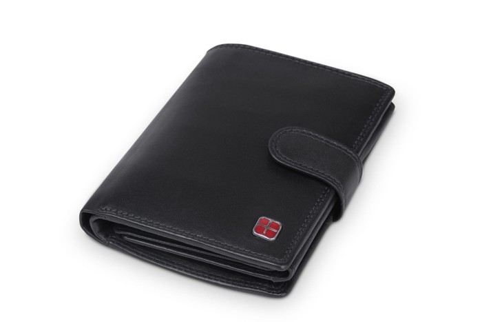 Portfel męski Skórzany Albatross Cruz Czarny